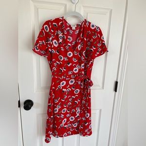 J. Crew Factory Wrap Dress, Size 0
